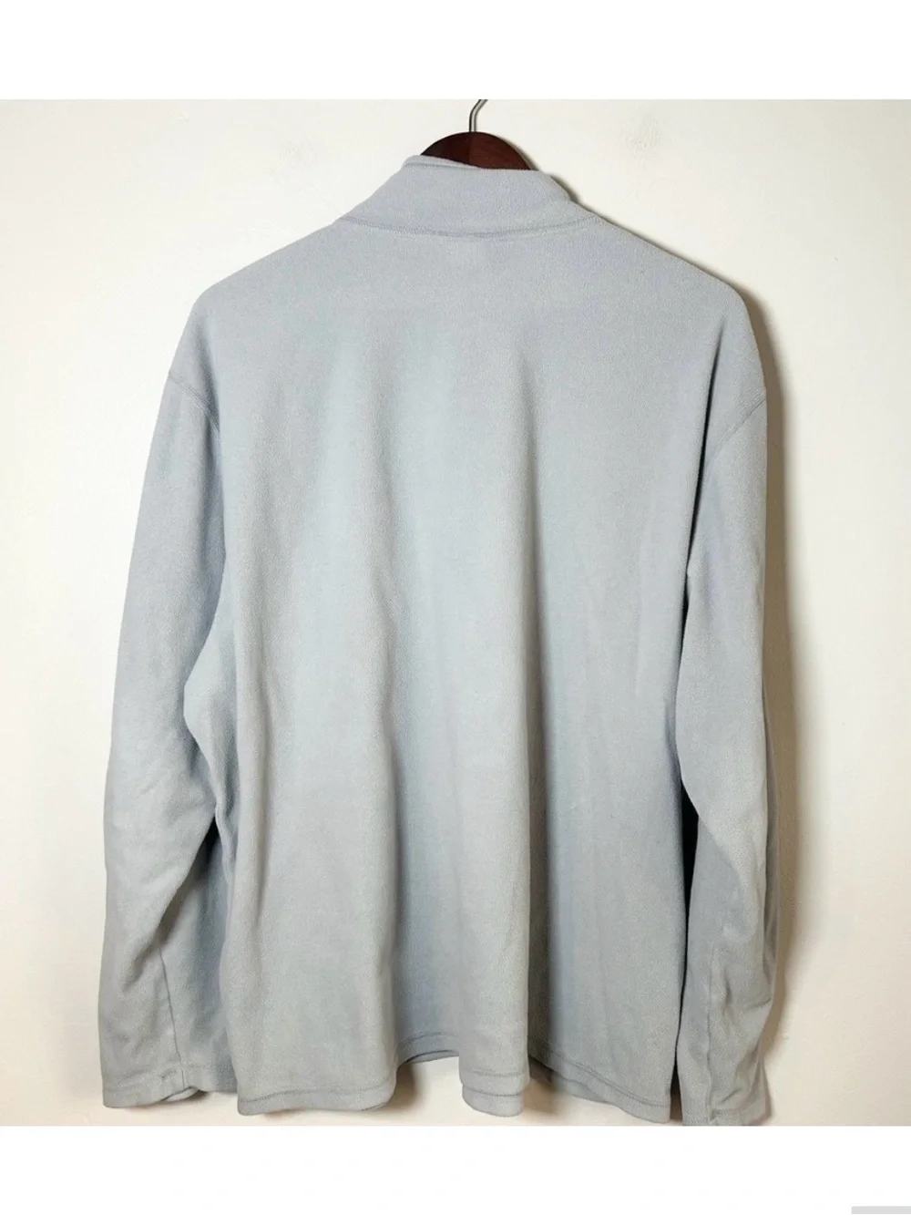 THE NORTH FACE Fleece 1/4 Zip Pullover, Light Gray